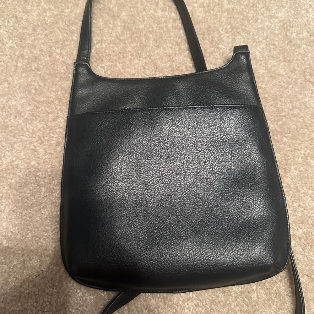 Fossil Black Patchwork Leather Bag - image 2